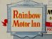 画像2: dp-160309-43 Rainbow Motor Inn / Vintage Poster (2)