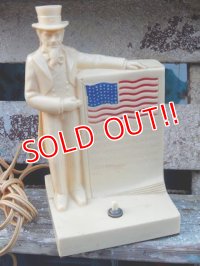 dp-160309-41 Uncle Sam / Vintage Coin Bank & Night Light