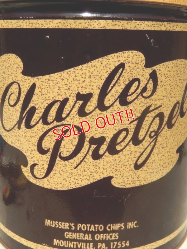 画像2: dp-160401-03 Charles Pretzels / Vintage Tin Can