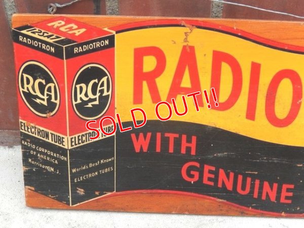 画像2: dp-160309-35 RCA / Vintage Wood Sign