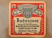 画像1: dp-160401-20 Budweiser / 70's-80's Coaster (1)