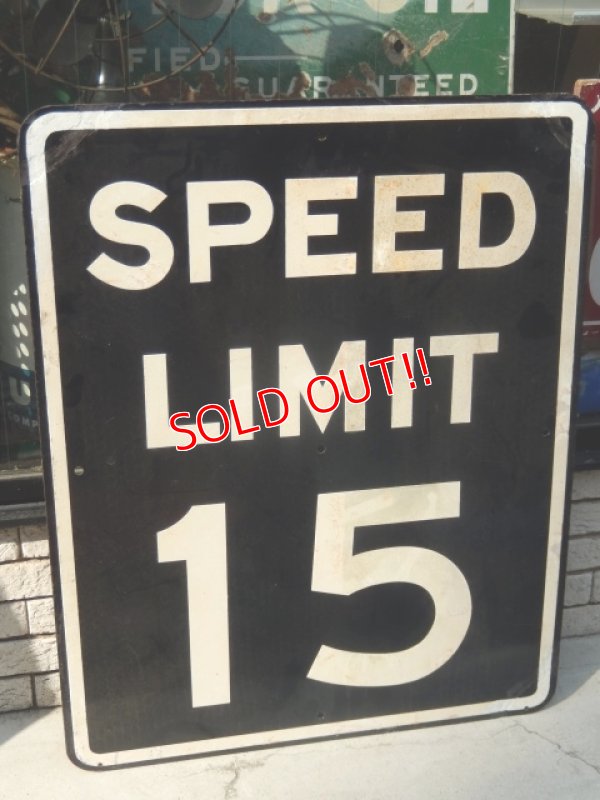 画像1: dp-160401-22 Rod Sign / 50's〜SPEED LIMIT 15