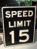 画像1: dp-160401-22 Rod Sign / 50's〜SPEED LIMIT 15 (1)