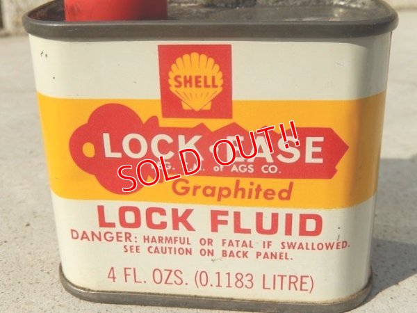 画像2: dp-160401-33 SHELL Lock Ease / 60's Lock Fluid Can