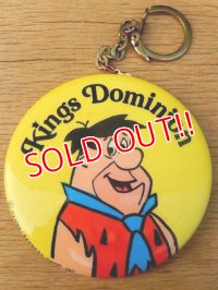 ct-160401-22 Fred Flintstone / Button Key Ring
