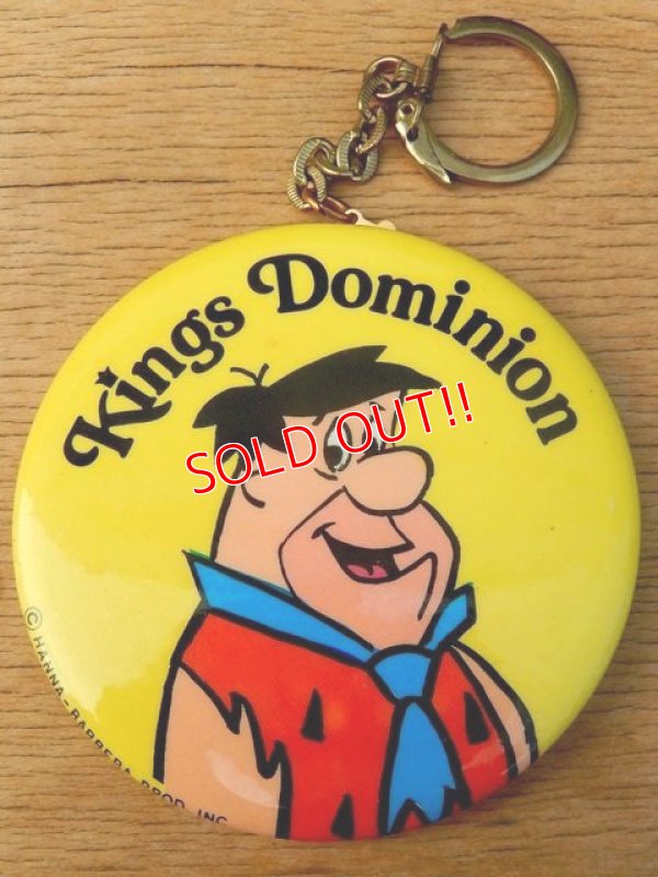 画像1: ct-160401-22 Fred Flintstone / Button Key Ring