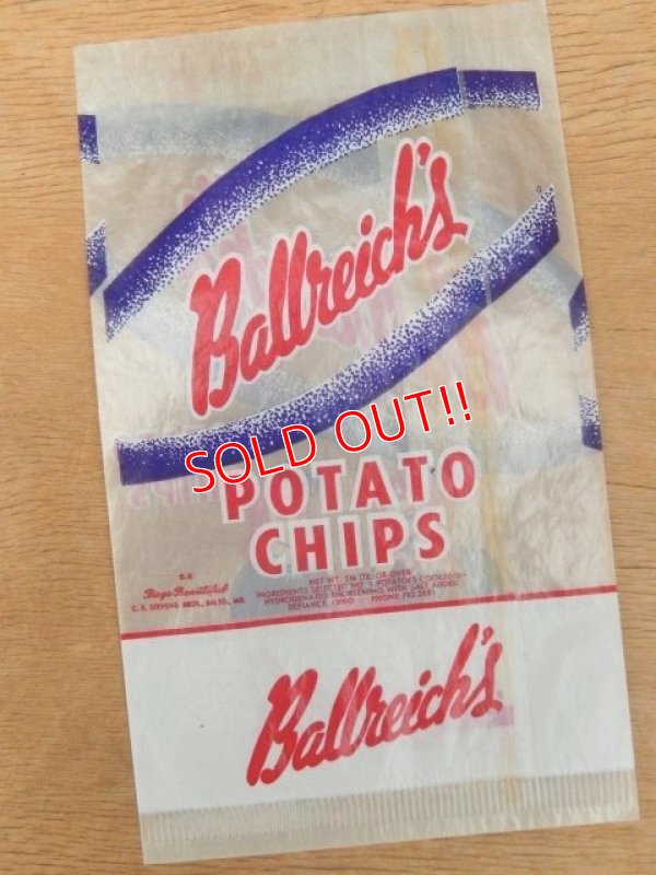 画像4: dp-160401-39 Ballreich / Vintage Potato Chips Bag 