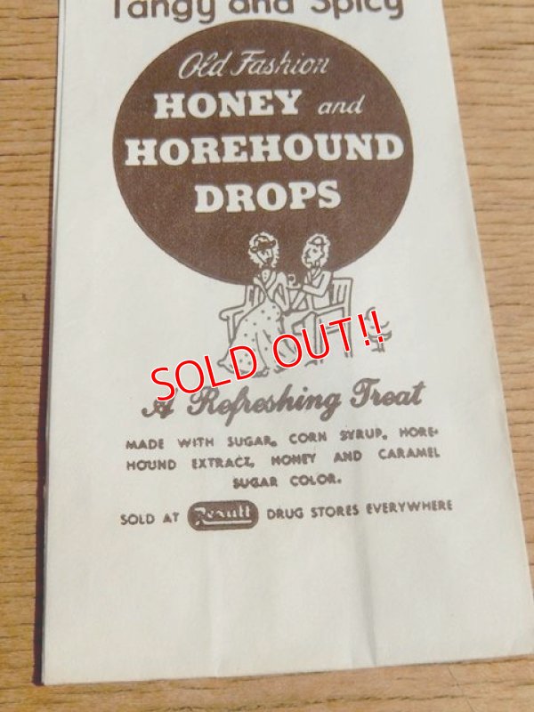 画像3: dp-160401-47 Honey and Horehound Drops Vintage Paper Bag