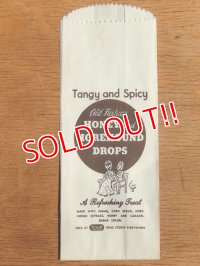 dp-160401-47 Honey and Horehound Drops Vintage Paper Bag