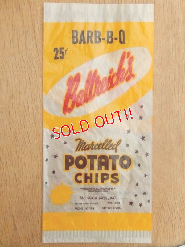 画像1: dp-160401-38 Ballreich / Vintage Potato Chips Bag 