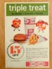 画像1: dp-160401-54 dari-delite / 60's AD "Triple Treat" (1)