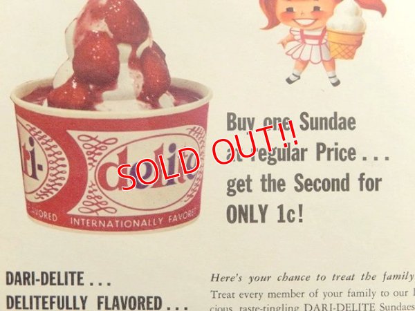 画像3: dp-160401-50 dari-delite / 60's AD "Sundae Sale"