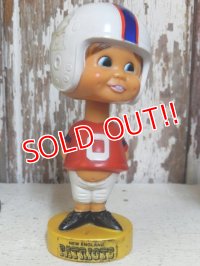ct-160309-55 NFL 70's Bobble Head "New England Patriots"