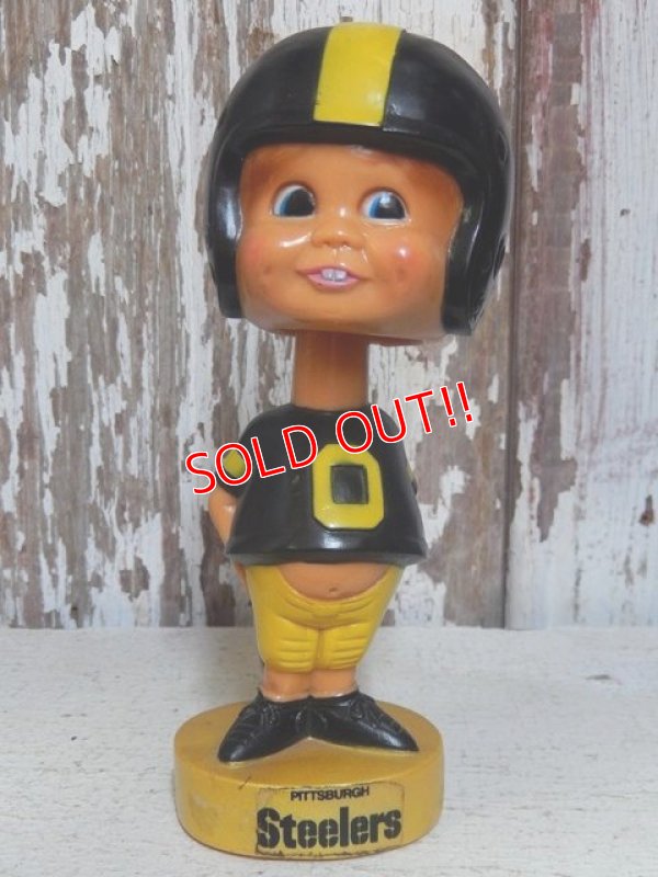 画像1: ct-160309-55 NFL 70's Bobble Head "Pittsburgh Steelers"