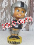 ct-160309-55 NFL 70's Bobble Head "Oakland Raiders"