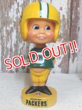 ct-160309-55 NFL 70's Bobble Head "Green Bay Packers"