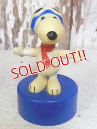 ct-160409-10 Snoopy / IDEAL 70's Push Puppet