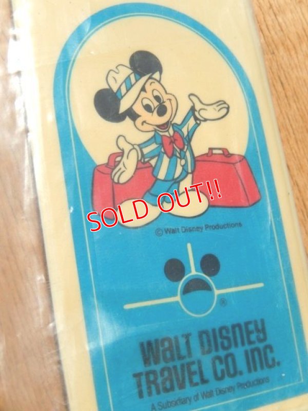画像1: ct-160409-20 Mickey Mouse / 70's Luggage Tag