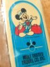 画像1: ct-160409-20 Mickey Mouse / 70's Luggage Tag (1)