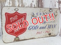dp-160409-03 THE SALVATION ARMY / 60's Sign Plate