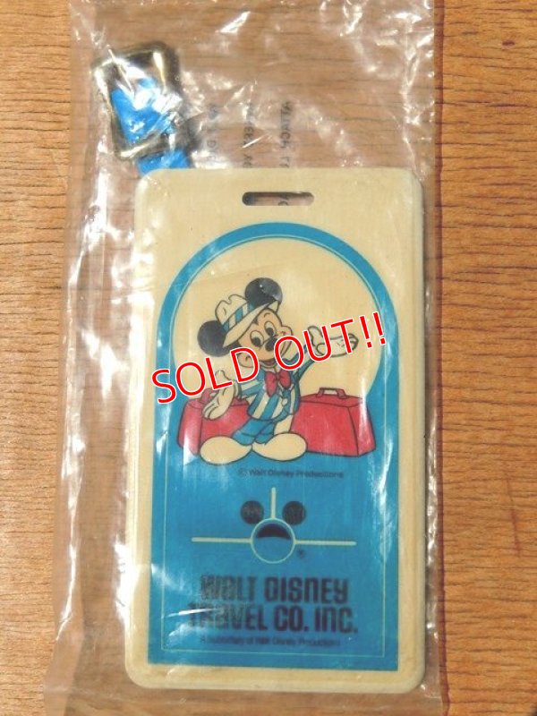 画像2: ct-160409-20 Mickey Mouse / 70's Luggage Tag