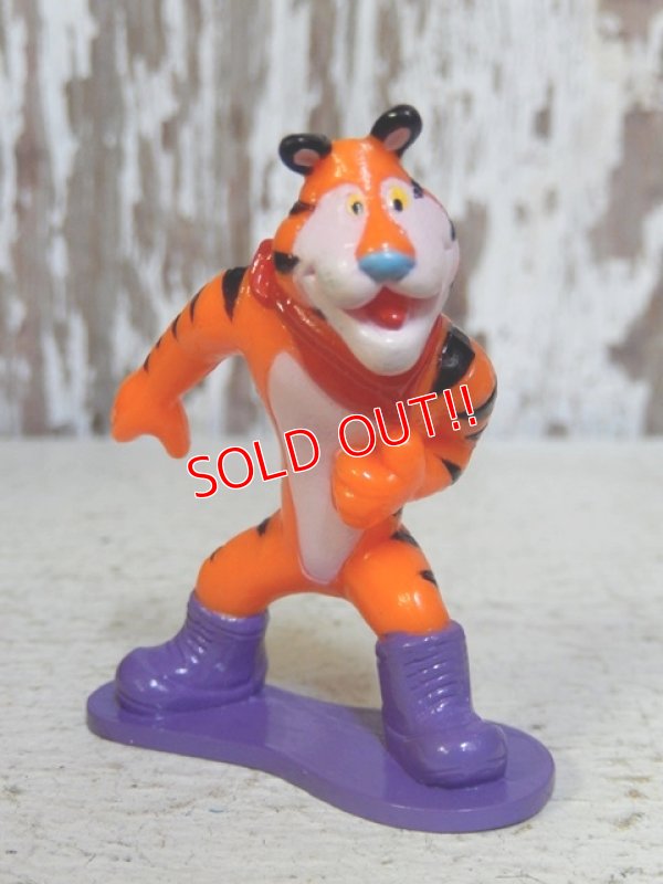 画像1: ct-160409-32 Kellogg's Tony the Tiger / 90's PVC "Snowboard"