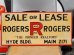 画像1: dp-160120-02 ROGERS & ROGERS / Vintage Wooden Sign (1)