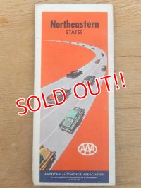 dp-160501-22 AAA / 50's Road Map "Northeastern STATES"
