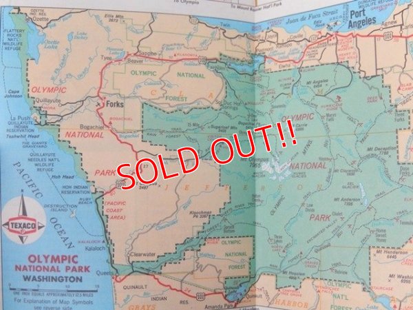 画像6: dp-160501-22 TEXACO / 70's Road Map "Washington"