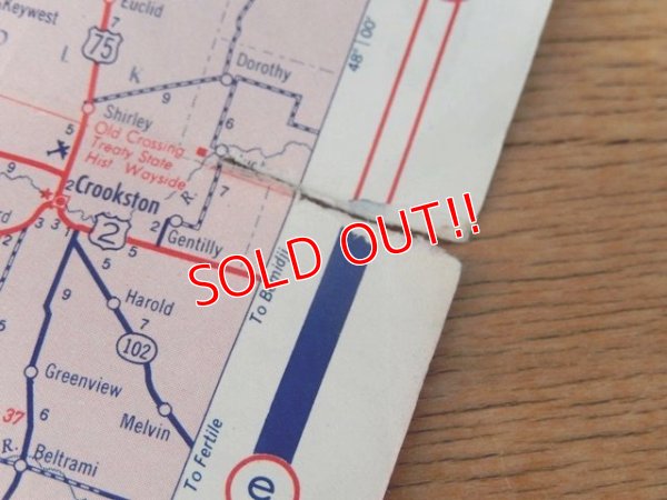 画像7: dp-160501-22 STANDARD / 50's Road Map "North Dakota"