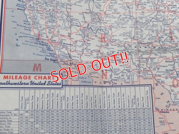 画像4: dp-160501-22 Mobiloil / 50's Road Map "THE SOUTHWEST"
