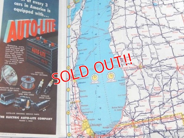 画像4: dp-160501-22 AAA / 50's Road Map "Northeastern STATES"