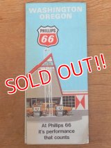 dp-160501-22 PHILLIPS 66 / 70's Road Map "Washington Oregon"