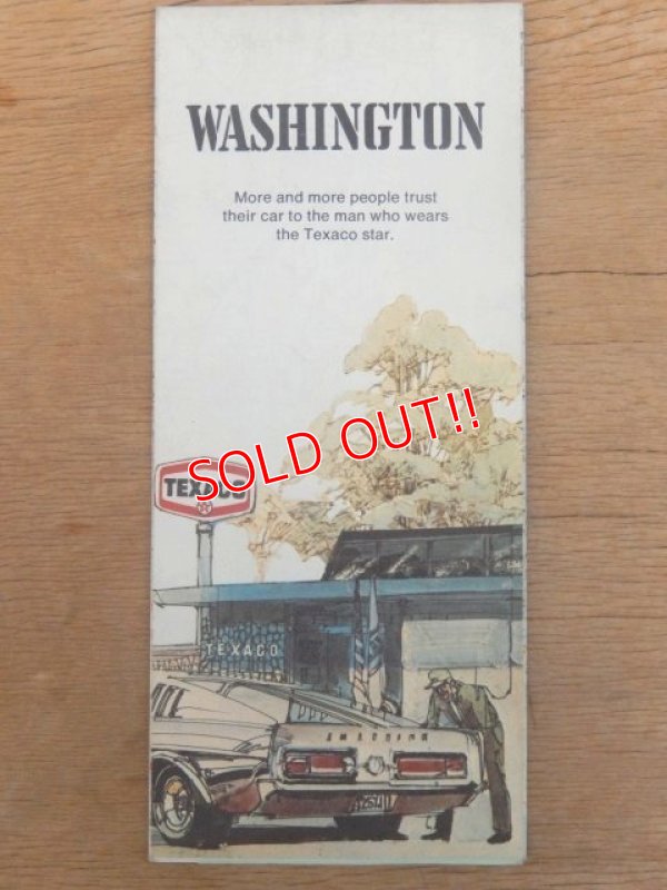 画像1: dp-160501-22 TEXACO / 70's Road Map "Washington"