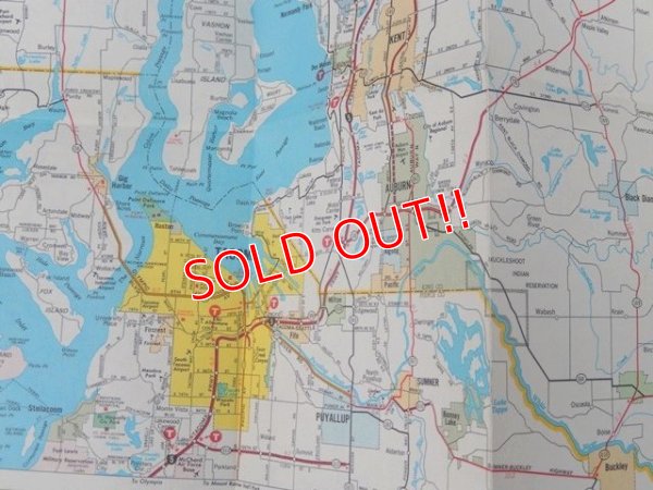 画像5: dp-160501-22 TEXACO / 70's Road Map "Washington"