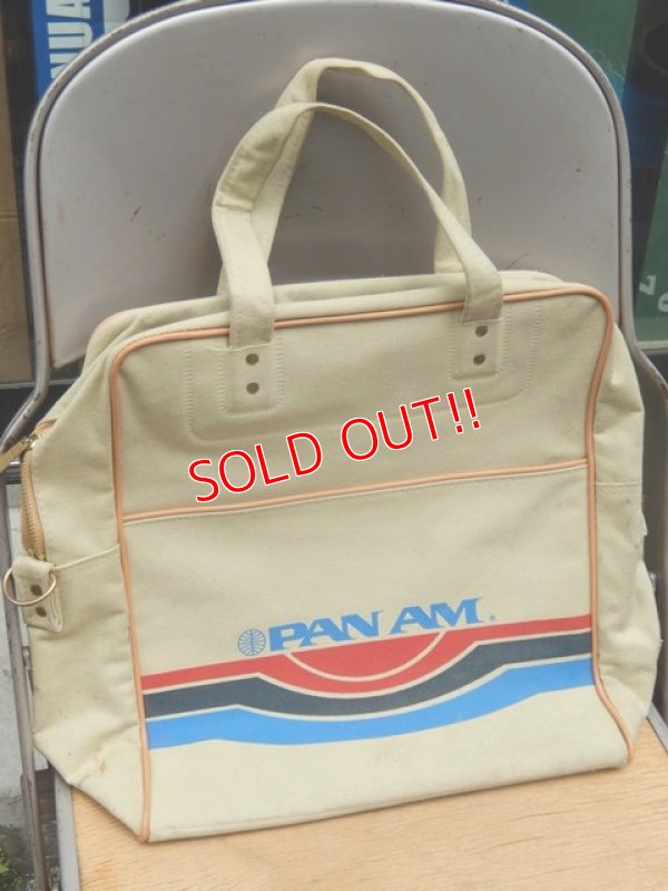 画像1: dp-160401-18 PAN AM / 80's Airline Bag