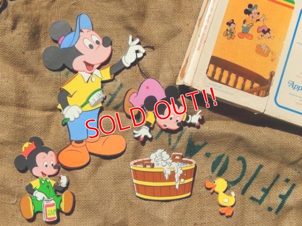 画像1: ct-160512-08 Mickey Mouse,Morty and Ferdie / Dolly Toy 70's Wall Pin-Up