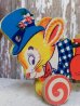 画像2: ct-160512-10 Dolly Toy / 60's Easter Bunny Cart (2)