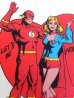 画像2: ct-160512-01 The Flash & Supergirl / 80's Greeting Card (2)