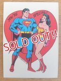 ct-160512-01 Superman & Wonder Woman / 80's Greeting Card