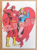 ct-160512-01 The Flash & Supergirl / 80's Greeting Card
