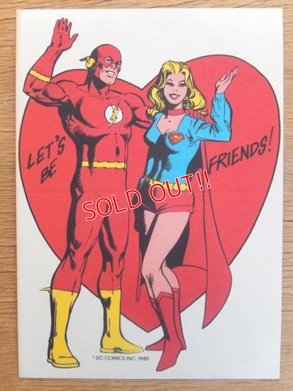 画像1: ct-160512-01 The Flash & Supergirl / 80's Greeting Card