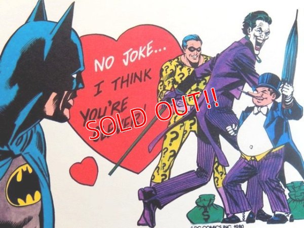 画像2: ct-160512-01 Batman & Villains / 80's Greeting Card