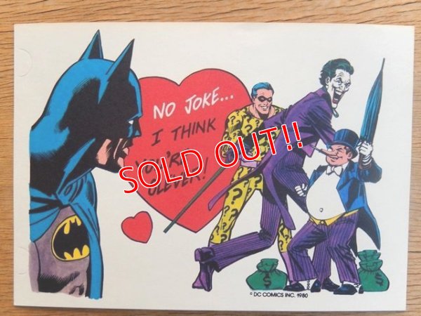 画像1: ct-160512-01 Batman & Villains / 80's Greeting Card