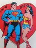 画像2: ct-160512-01 Superman & Wonder Woman / 80's Greeting Card (2)