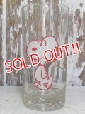 gs-160519-02 Snoopy / 70's "Too much root beer!" glass