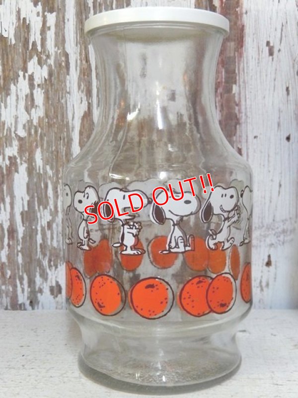 画像1: ct-160519-19 Snoopy / Anchor Hocking 60's Pitcher