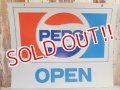 dp-160519-05 PEPSI / 70's-80's OPEN,CLOSE Sign