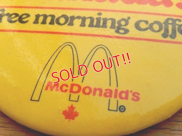 画像2: ct-160601-11 McDonald's CANADA / Vintage Pinback