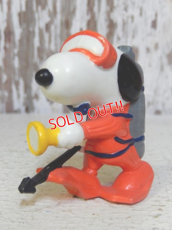 画像1: ct-160601-22 Snoopy / Schleich 80's PVC "Scuba"